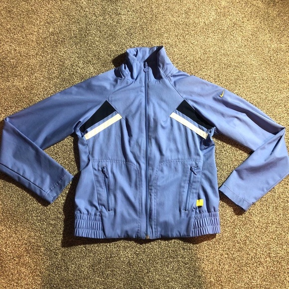 Y2K NIKE WOMENS FULL ZIP UP JACKET PURPLE VINTAGE SIZE SMALL - Picture 2 of 6